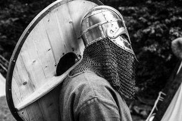 medieval knight helmet