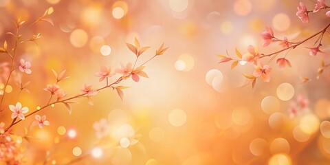 Softly blurred peach hues create a warm and inviting background wallpaper, evoking feelings of serenity and
