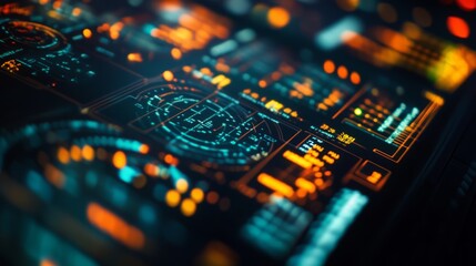 Obraz premium Futuristic Interface Design