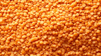"Red lentils displayed