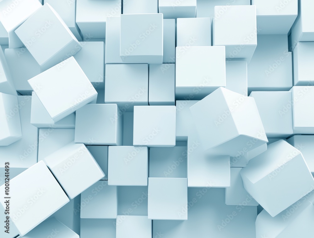 Poster 3d rendering background with a white polygonal triangle geometric texture.