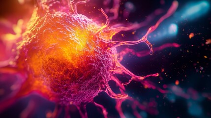 Obraz premium Abstract Virus Cell