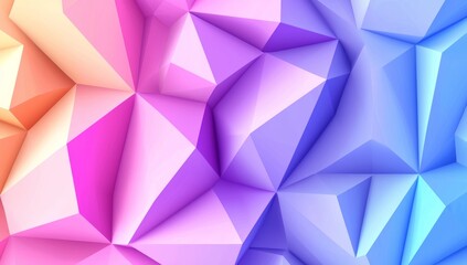 Obraz premium A 3D rendered abstract, a geometric background with colorful accents, and a modern design