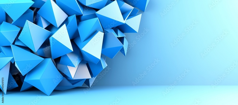 Poster Background design Geometric background in Origami style and abstract mosaic with gradient fill