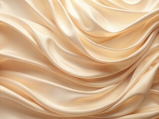 Obraz premium Soothing light beige texture with subtle gradient, gentle folds, and minimalist aesthetic, evoking feelings of