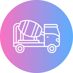 Concrete Mixer Icon