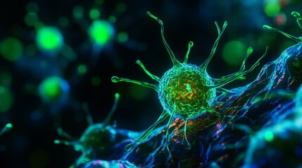 Microscopic View of Cells