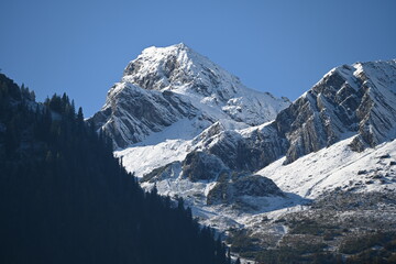 Austrian Alps Covered Snow