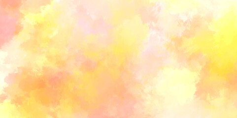 abstract watercolor background .watercolor background with pink and yellow color. Fantasy light red, pink shades watercolor background. subtle watercolor pink yellow gradient illustration.