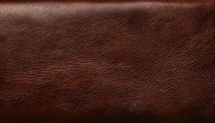 Fototapeta premium Brown dark rustic leather texture - Background banner panorama long