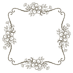 Series of hand drawn style decorative background in various color