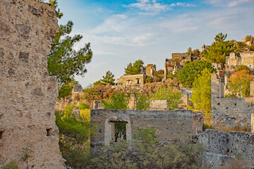 abandoned town fethiye Türkiye