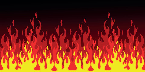 Fire flame logo. Abstract fire flame on white background