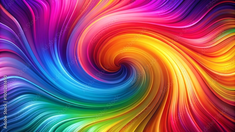 Poster vibrant abstract gradient background featuring swirling shapes and colors, ideal for adding a pop of