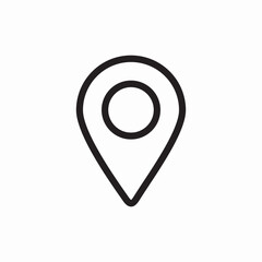 location map icon sign vector