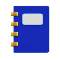 blue book 3d icon