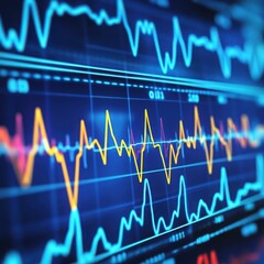 Obraz premium Healthcare Monitoring System Displaying Triglyceride Levels