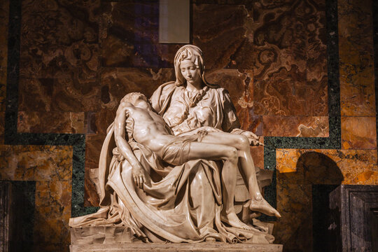 The Madonna della Piet&agrave; ( "Our Lady of Piety" ) by Michelangelo Buonarroti