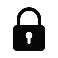 Lock protection icon