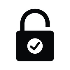 Lock check icon