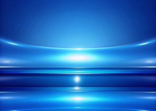 Vibrant blue glossy background with subtle gradient and sleek texture, perfect for showcasing luxury products, jewelry,