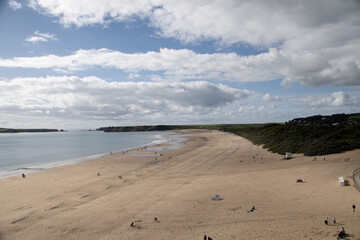 Tenby  south  beach  Pembrokeshire  holiday  destination 