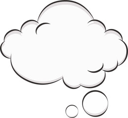 Blank Comic Word Bubbles
