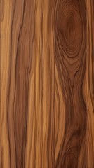Naklejka premium Elegant, Natural Wainut Wood Texture. Detailed Wooden Grain Surface Background with Copy Space for Text, Design