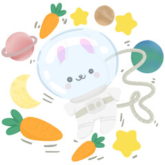 Bunny in space