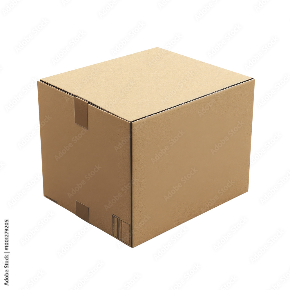 Poster clean white background 3d render cardboard box mockup template for product branding and packaging de