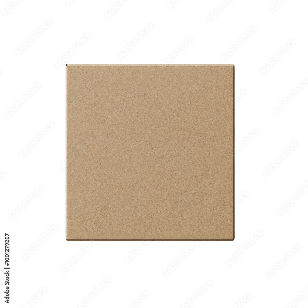 Poster clean and modern 3d mockup of cardboard box on white background with realistic shadows for product p