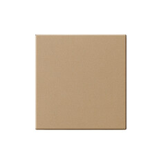 Clean and Modern 3D Mockup of Cardboard Box on White Background with Realistic Shadows for Product Packaging Presentation