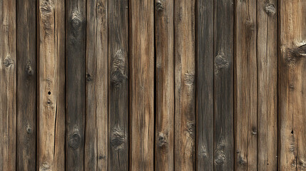 Fototapeta premium A close-up of a weathered wooden fence.