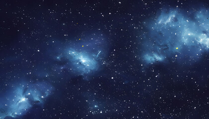 Obraz premium Space Themed Background With Starry Objects