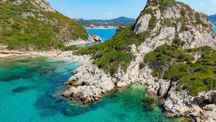 Porto Timoni, Kerkyra, Greece.