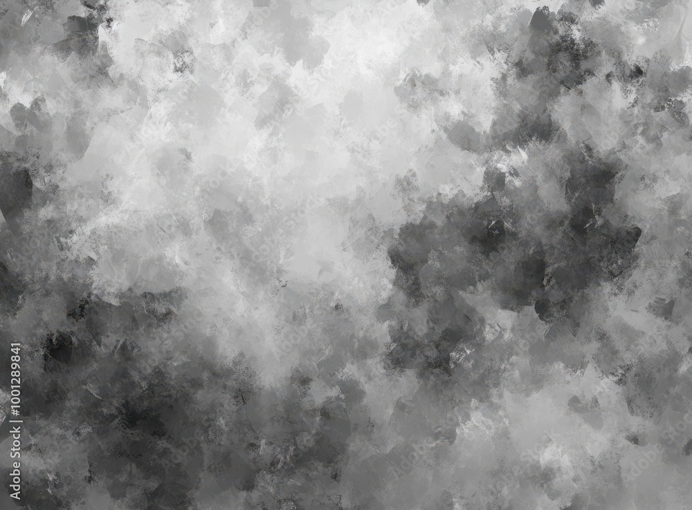 Poster background texture with a dense, smoky gray pattern for an abstract look