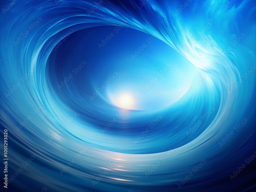Poster vibrant gradient blue abyss with subtle texture and gentle curvature, ideal for adding depth and vis