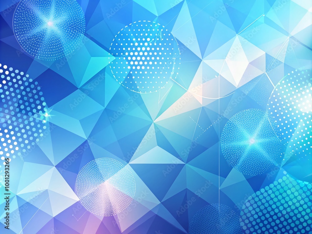 Poster vibrant gradient blue and white abstract background with subtle geometric pattern, perfect for addin