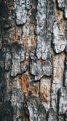 Obraz premium A close-up of an old wood with many visible lines and swirls, wavy resin sheets