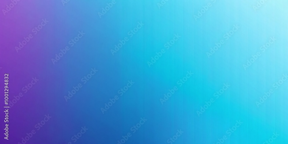 Poster vibrant gradient of serene blue hues transitioning to soft purple tones, creating a calming and futu