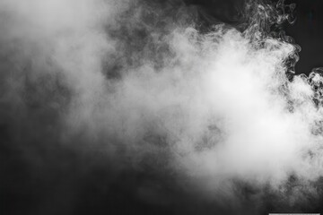Fototapeta premium Black and white background with a smoke effect