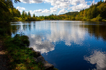 Fototapeta premium Reflections on a Wilderness Lake