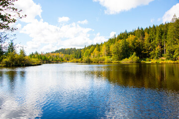Fototapeta premium Reflections on a Wilderness Lake