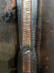 TIG welded seam
