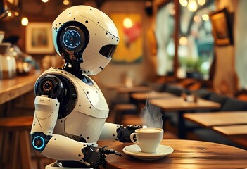 Fototapeta premium robot teaching