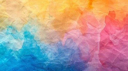 Fototapeta premium Abstract watercolor background with vibrant colors and textured surface.
