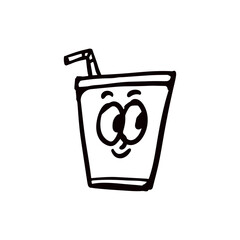 drink cartoon design vector illustration