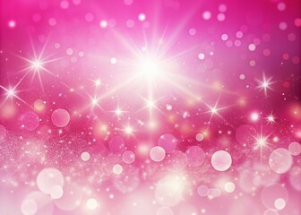 Vibrant pink glowing gradient background with soft, wispy textures and subtle sparkle, evoking a sense of modern