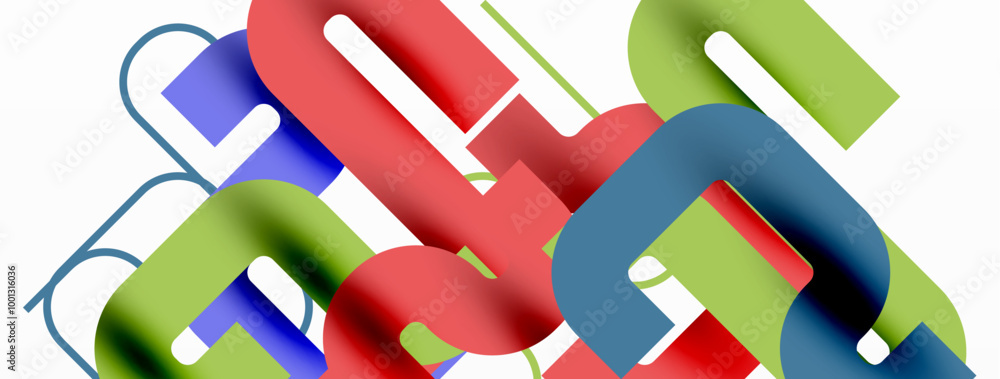 Poster Wave lines minimal abstract background
