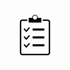 task list icon sign vector